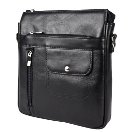 Кожаная мужская сумка Fiesole black (арт. 5054-01)