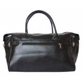 Кожаная дорожно-спортивная сумка Adamello black 