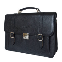 Кожаный портфель Tolmezzo black