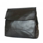 Кожаная женская сумка Rossano black 