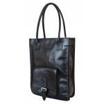 Кожаная женская сумка Arluno black 