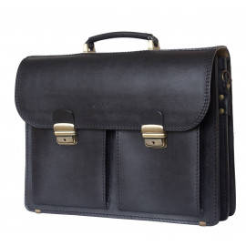 Кожаный портфель Montelago black 