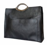 Кожаная женская сумка Serafino black (арт. 8025-01)