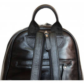 Женский кожаный рюкзак Bolsena black 