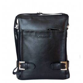 Кожаная мужская сумка Guratti black 