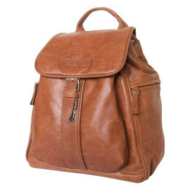 Женский кожаный рюкзак Aventino cognac