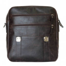 Кожаная сумка-рюкзак Tronto brown 