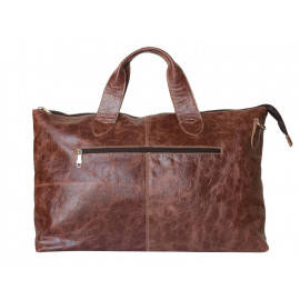 Кожаная дорожная сумка Cassolo brown 
