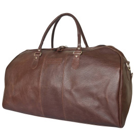 Кожаная дорожная сумка Campelli dark terracotta