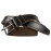 Кожаный ремень Bertoldi black (арт. 9032-01)