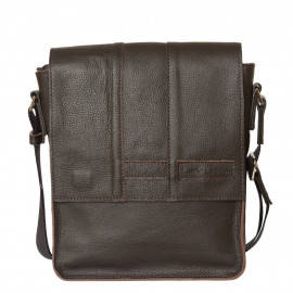 Кожаная мужская сумка Varese brown 