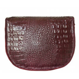 Кожаная женская сумка Amendola burgundy (арт. 8003-09)