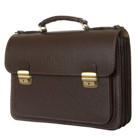 Кожаный портфель Corfino brown
