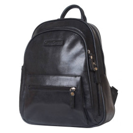 Женский кожаный рюкзак Bolsena black