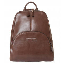 Женский кожаный рюкзак Estense brown 