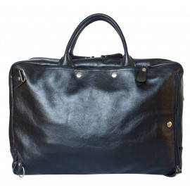Кожаная сумка-рюкзак Ferrone black 