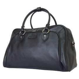 Кожаная дорожная сумка Vettore black  Кожаная дорожная сумка Vettore black