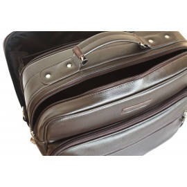 Кожаная мужская сумка Palotto brown 