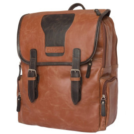 Кожаный рюкзак Santerno cognac/brown