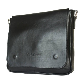 Кожаная мужская сумка Bolviso black  Кожаная мужская сумка Bolviso black
