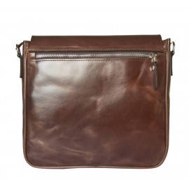 Кожаная мужская сумка Bolviso brown 