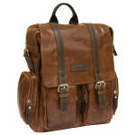 Кожаный рюкзак-сумка Fiorentino cognac/brown 