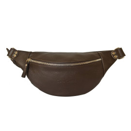 Кожаная поясная сумка Belfiore brown